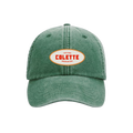 Casquette verte patch Colette
